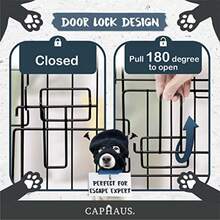 Foldable Dog Crate Wire Metal Dog Kennel W/Leak-Proof Pan Protecting Feet Divider Panel Single Or Double Door Small Medium Large Dog Crate Indoor Cage 30 W/Single Door - 30 帶單門 - 查看 7