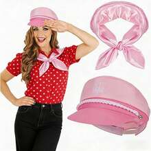 Mũ thủy thủ màu hồng hải quân, bộ trang phục cosplay và dự tiệc Halloween. - Hồng - Xem 11