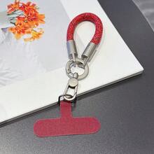 1 Set Personalized Phone Lanyard, Creative Finger Strap 8mm Car Key Chain Pendant, Anti-Lost Anti-Theft Small Hanging Accessory, Fashionable Hanging Chain - Multicolor - View 17