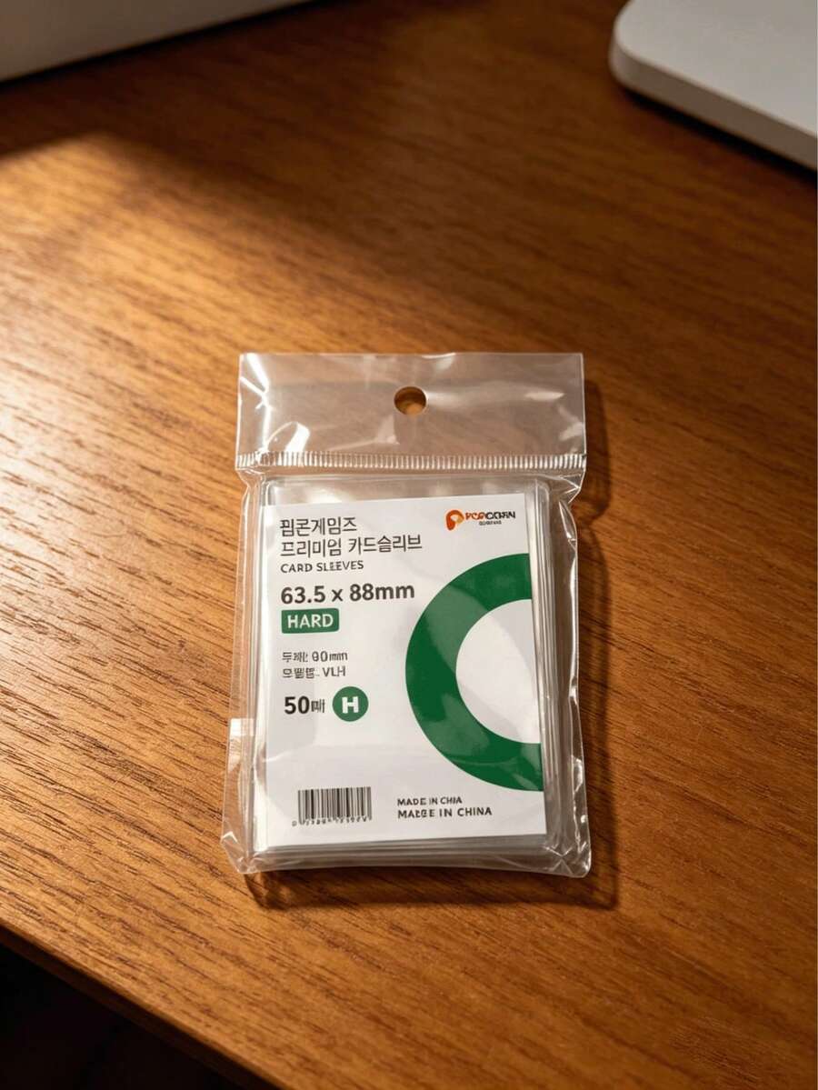 100张装透明卡套，适用于集换式卡牌，塑料软卡套，卡片保护套，适用于万智牌、棒球卡、体育卡、游戏卡等标准卡牌，学习用品，返校季 - 彩色 - 查看 1