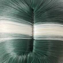 Tóc giả ngắn 14 inch màu xanh lá cây pha trộn kiểu Bobo Gachiakuta Cosplay Guita Hebby, chất liệu tổng hợp, chịu nhiệt, thích hợp cho Halloween và các bữa tiệc. - Ombre - Xem 5