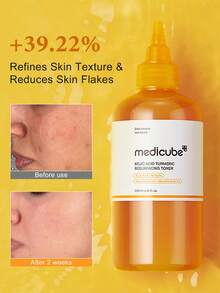 Medicube 小蘇打薑黃酸平滑化妝水 | 輕盈化妝水，平衡不均膚色與膚質 | 菸鹼醯胺、甘醇酸打造透明玻璃肌 | 250ml - 麴酸薑黃爽膚水 - 查看 2