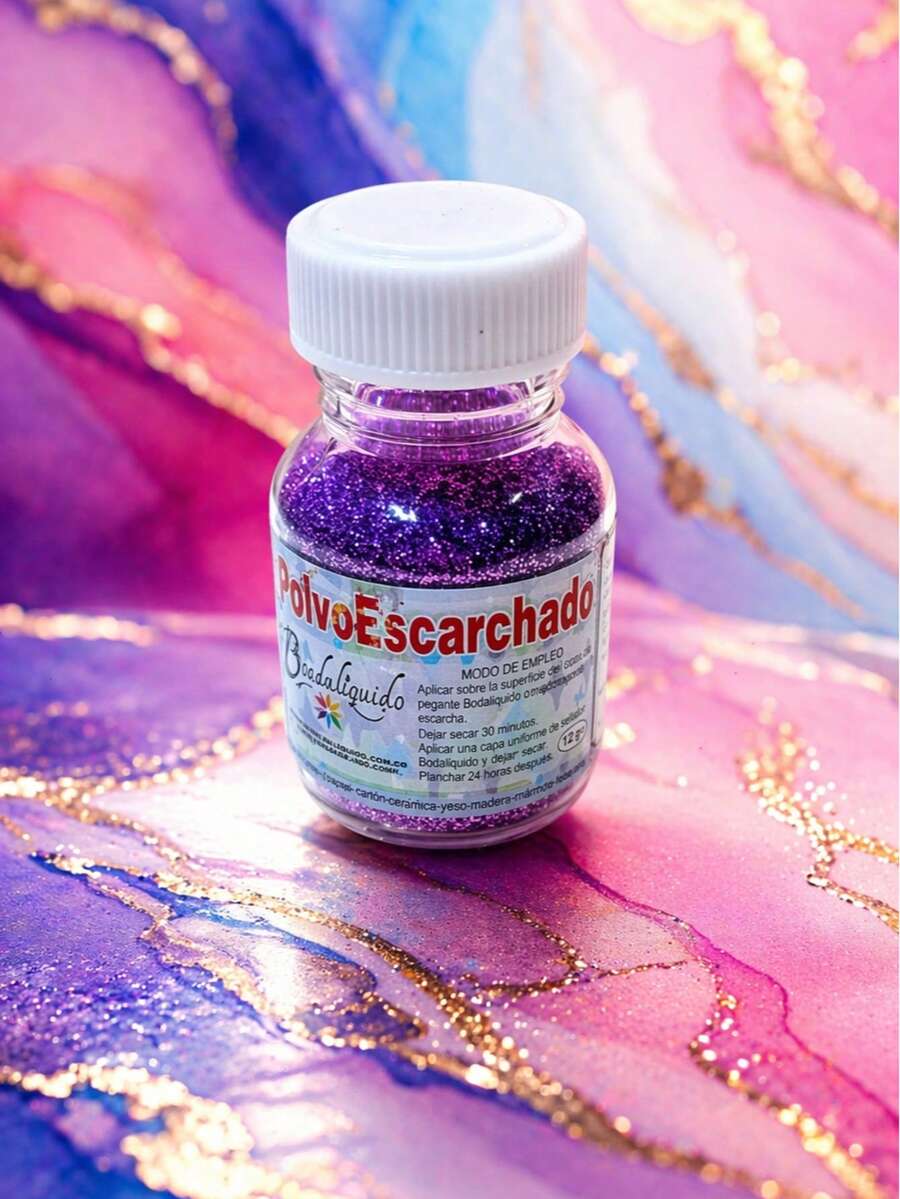 Frosted Powder For Decorating Fabrics, Foam, Wood, And Creating Beautiful Metallic Effects And More. - Lavender - View 1