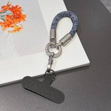 1 Set Personalized Phone Lanyard, Creative Finger Strap 8mm Car Key Chain Pendant, Anti-Lost Anti-Theft Small Hanging Accessory, Fashionable Hanging Chain - Multicolor - View 32