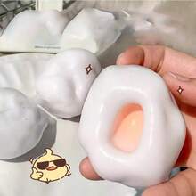 Ice Cream Mochi Squeeze Toy, Handmade Stress Relief Ball, Decompression Toy - Multicolor - View 3