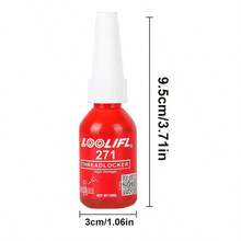 10g 271 Thread Sealant, High Strength Anaerobic Threadlocker, Resistant To High Temperature, Removable, Liquid Gasket For Mechanical Screws - 271-10ml - View 3