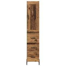 vidaXL Highboard Altholz 34,5 X 34 X 180 Cm Holzwerkstoff - Brown - View 8