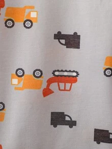 Bộ áo liền quần hoạt hình cho bé trai mùa hè - Nhiều màu - Xem 6