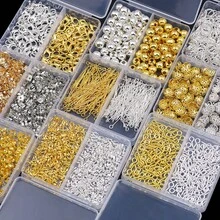 150件金属龙虾扣开口圈套装，DIY珠宝制作材料，适用于手链、项链、耳环、串珠工艺配件 - DIY 合金龍蝦扣套裝 - 查看 3
