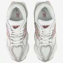 New Balance NB 9060 Low Top Kids' Running Shoes Red Violet Unisex GC9060EP | Cushioned Performance, Lightweight Comfort - White Pink - View 3