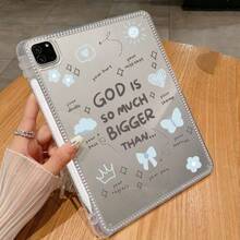 Tương thích với ốp bảo vệ máy tính bảng iPad Air 11, ốp A16, mặt lưng acrylic trong suốt cao cấp, có khe cắm bút, vỏ máy tính bảng tối giản thời trang, chống sốc và chống rơi, tương thích với ốp bảo vệ máy tính bảng iPad thế hệ thứ 11, tương thích với iPad thế hệ thứ 9 10.2", thứ 8 10.2", Pro 11", Air 11" (M4) 2026 và ốp bảo vệ máy tính bảng thế hệ thứ 10. - Trong sáng - Xem 5