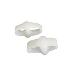 3 Pairs Big Omega Shaped Toe Separator, Double Hole Toe Divider Unisex - Multicolor - View 14