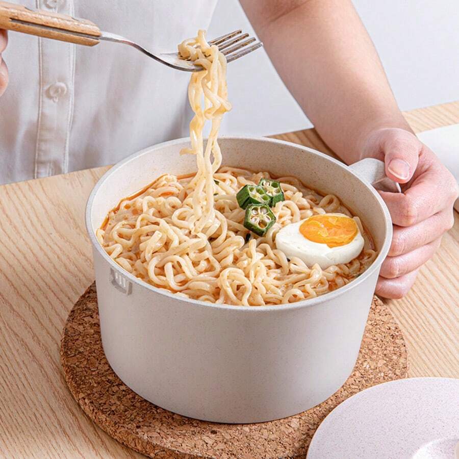 1 buah/2 buah Kotak Makan Siang Tertutup Bahan PP 600ML/1000ML, Cocok untuk Microwave, Digunakan di Truk/Mobil/Kantor/Asrama - MultiWarna - View 1