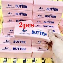 1个慢回弹黄油棒，抗压黄油棒，缓解压力和焦虑的玩具，慢回弹柔软可挤压的奶酪棒，恶搞玩具，减压玩具，圣诞节和派对最新潮流香蕉味慢回弹逼真减压玩具：柔软美味！超大黄油棒 - 完美礼物 - 生日礼物 - 理想礼物 - 惊喜礼物 - 节日礼物 - 季节性礼物 - 万圣节礼物 - 圣诞节礼物 - 游戏爱好者高级礼物 - 复活节礼物 - 預設 - 查看 12