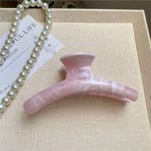 4件套女士优雅法式扎染简约纯色发爪发饰，适合日常、居家、学校、海滩、工作、派对、节日、生日、新年、情人节、母亲节、圣诞节、婚礼、音乐节、毕业典礼、春季、夏季、秋季、冬季等各种场合，夏季海滩发爪夹，度假发夹，旅行必备 - 彩色 - 查看 7