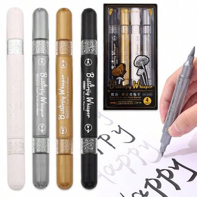 Bút dạ quang dành cho học sinh, bút viết nhật ký hai đầu nhiều màu sắc tối giản, bút vẽ graffiti, bút ghi nhớ, bút vẽ dành cho học sinh, đồ dùng học tập và văn phòng phẩm, dụng cụ viết cho học sinh, bút lập kế hoạch, bút nhũ, bút dạ màu, bút màu nước hai đầu bằng kim loại.