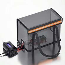 Zeee Lipo - Bolsa de batería ignífuga a prueba de explosiones bolsa de almacenamiento de batería Lipo de gran capacidad bolsa segura para carga y almacenamiento 14.2 x 7.8 x 9.8 pulgadas tamaño - negro - Ver 5