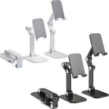 Soporte de escritorio plegable y ajustable para teléfonos, apto para tabletas y teléfonos, estable y duradero, conveniente para transmisión en vivo y ver videos - Multicolor - Ver 6