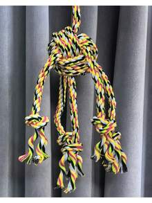 New Interactive Knotted Rope Dog Toy, Suitable For Medium To Large Breed Dogs - Durable Chew Toy - Multicolor - View 7