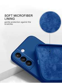 适用于 Galaxy S20、S21、S22 Plus、S23、S24、S25、S26 Plus、S26 Ultra、6、7、8、X、XS Max、11、12、13、14、15、16、17 Pro、17 Pro Max、Pixel 6、7、8、9、10A、10 Pro、10 Pro XL、A13、A23、A33、A53、A73、07、17、37、57、14、24、34、54 的手机保护壳，带绒面内衬 - 黑色 - 查看 7