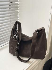 Fashionable Large Tote Bag For Women, New Design Shoulder Bag, Chic Handbag - Coffee - View 7