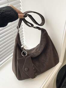 Fashionable Large Tote Bag For Women, New Design Shoulder Bag, Chic Handbag - Coffee - View 12