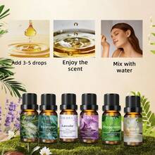 FLATPEA 10毫升天然面部及肌肤护理精油，纯植物萃取，包含茶树、薰衣草、薄荷、香草、尤加利、丁香等多种香型，专业按摩油，身体SPA护理，舒缓放松香氛，净化肌肤，保湿面部精油，日常美容护理，0.34液盎司单瓶装，多种香型可选 - 丁香 - 查看 5