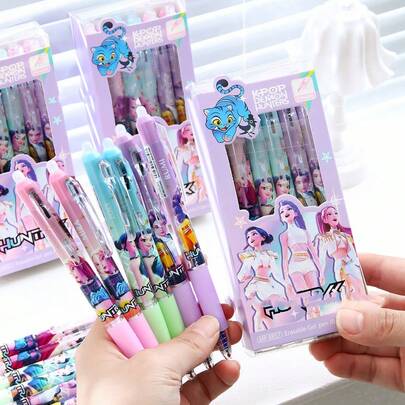Hasbro 12 Stück Hexenjagd Gruppe Acryl Stempel Stift Schülerbedarf Unterschriftsstift zufälliger Farbstil