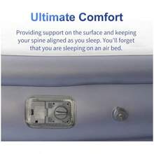 Alivio Inflatable Air Bed, Single Airbed Air Mattress Built In Pump - Double Bed - View 8