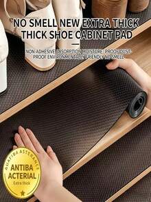1 tấm lót tủ chống dầu mỡ, kích thước 45cm x 50cm, có thể giặt được, dùng để lót kệ tủ và giày dép bằng chất liệu EVA có thể cắt được. - đen - Xem 5