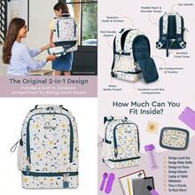 Prints - Mochila 2 en 1 y lonchera térmica - Cielos amigables - Ver 1