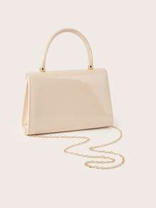 REMANLAND Fashionable Solid Color Mirror Handbag, Elegant Ladies' Business Bag, Suitable For Party Girls, College Students, Brides, Can Be Matched With Party Dresses, Wedding Gowns, Evening Gowns, Tight Skirts, Ideal For Weddings, Gatherings, Banquets, Parties, Balls, And The Best Gift For Women - Khaki - View 6