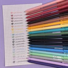 30支装柔和色凝胶笔套装，0.5毫米细尖可伸缩圆珠笔，书写流畅，适用于日记、笔记、绘画、办公及学习用品，可爱笔身设计，适合子弹笔记、计划本、艺术项目等。 - 套裝 - 查看 15