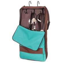 Tough1 Halter/Bridle Bag With 3 Hook Rack - Turquoise/Brown - View 2