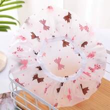 Thickened & Enlarged Printed Shower Cap, Cute Reusable Unisex Bathing Cap, Thick Anti-Oil Hair Cover - Thickened version - View 2