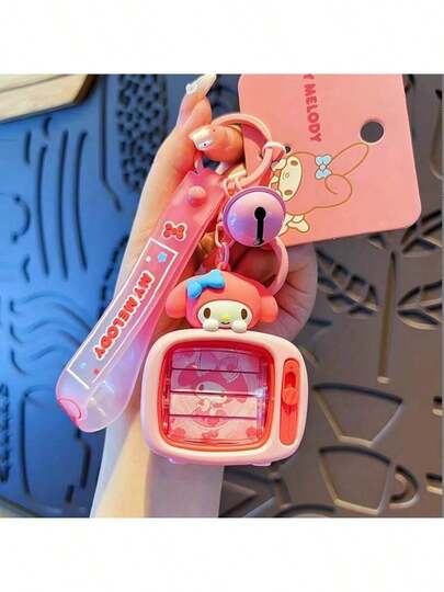 Sanrio Mini Radio Collectible - Premium Resin Figurines Featuring Hello Kitty, Kuromi & Cinnamoroll. Hand-Painted Details Bring Characters To Life, Perfect For Display Or Daily Inspiration.