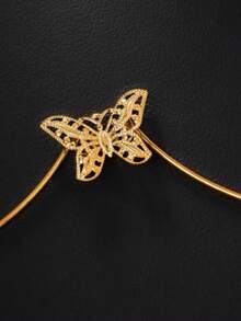 Ladies' New Explosive Butterfly Chest Support Metal Retro Simple Fashion Party Sexy Hot Girl Body Chain - Gold - View 2