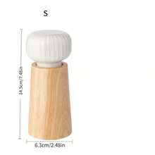 1 máy xay tiêu cầm tay, lọ đựng muối thô, hộp đựng bột tiêu đen, lọ đựng gia vị. - Nhiều màu - Xem 2