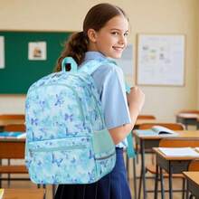 DSIUE - Mochila para niños y niñas mochila primaria para niños con caja de almuerzo juego de bolsas de libros de escuela primaria y secundaria - Buward - Ver 3