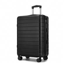 20 Inch 24 Inch 28 Inch Luggage Suitcase Carry On Cabin ABS Spinner Wheels Password Lock Lightweight 3 Piece Set Small Medium Large Holiday Travel - 黑色 - 查看 11
