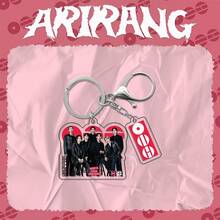 B/TS 5cm 雙面壓克力鑰匙圈，ARIRANG 人像形狀吊飾，Jung/Kook JIMIN RM JIN JHOPE V 附龍蝦扣小吊飾，K-Pop 明星周邊掛飾，粉絲支持，背包裝飾，生日節日禮物，給 ARMY 的禮物 - 彩色 - 查看 18
