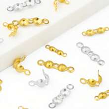 10-100pcs Steel Color, Gold Stainless Steel Clasp DIY Jewelry Making ...