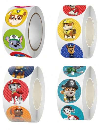  Paw Patrol Cartoon Cute Stickers, Kawaii Decorative Stickers For DIY, Gifts, Packaging, Party Supplies