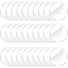 20/40/60/80 chiếc Tấm acrylic tròn trong suốt 2in/2.5in/3in/4in dùng làm thẻ tên chỗ ngồi đám cưới, đĩa nhựa acrylic trong suốt, không họa tiết, dùng làm đế lót ly, khung ảnh, tranh vẽ, dự án nghệ thuật, đồ thủ công DIY cho tiệc tùng, thẻ tên và khắc chữ. - 2,5 inch - Xem 2