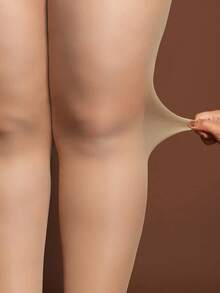 Quần tất mỏng màu nude dành cho nữ, quần tất siêu mỏng vô hình, quần legging mềm mại như lụa cho mùa hè - Màu be - Xem 4