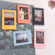 1/3pcs 3-Inch Magnetic Photo Frame, Suitable For Fujifilm Instax Camera Film, Decor For Office, Kitchen, Living Room, Bedroom, Valentine's Day, Birthday, Mother's Day Gift - Multicolor - View 10