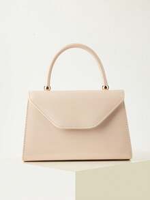 REMANLAND Fashionable Solid Color Mirror Handbag, Elegant Ladies' Business Bag, Suitable For Party Girls, College Students, Brides, Can Be Matched With Party Dresses, Wedding Gowns, Evening Gowns, Tight Skirts, Ideal For Weddings, Gatherings, Banquets, Parties, Balls, And The Best Gift For Women - Khaki - View 2