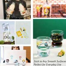 10/20/50/100 Sheets A4 Transparent Self-Adhesive Paper - PET Transparent And Semi-Transparent Printable DIY Image Label Stickers, 21.01x29.72 Cm, Compatible With Inkjet/Laser Printers, Scratch-Resistant, Tear-Resistant, Quick-Drying - Transparent - View 6