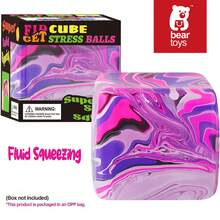 3pcs/1pc Exquisite Cube Swirl Squeeze Toy, Nice Cube Swirl, Stress Relief Squeeze Toy, Suitable For Birthday, Holiday, Party, Hobby, Collectible, Party Supplies, Creative Toy For Teenagers, Search (Packaging Box Not Included) - Multicolor - View 2