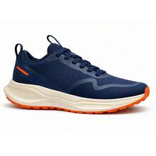 Men's Tennis Shoes For Gym, Walking, Training, Comfortable And Soft, Basic Original - Màu xanh hải quân - Xem 1